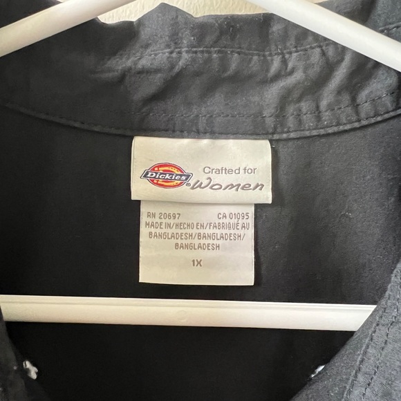 Dickies Women’s Button-Up Shirt +Size 1X - Picture 2 of 4